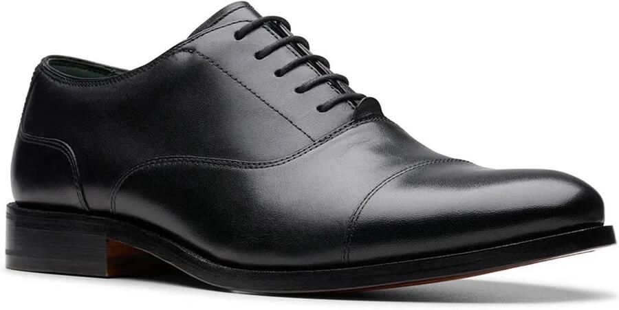 Clarks Shoes Craft James Cap Schoenen Zwart Man