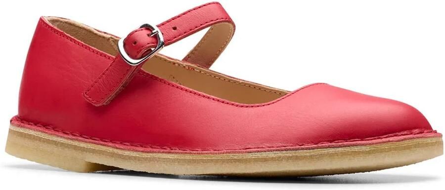 Clarks Shoes Desert Jane Ballerina´s Rood Vrouw