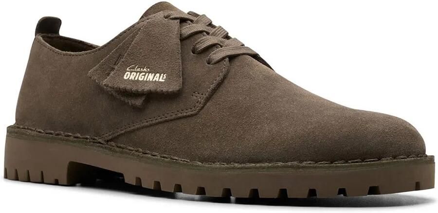 Clarks Mocassins Desert Rock Suède lage schoenen