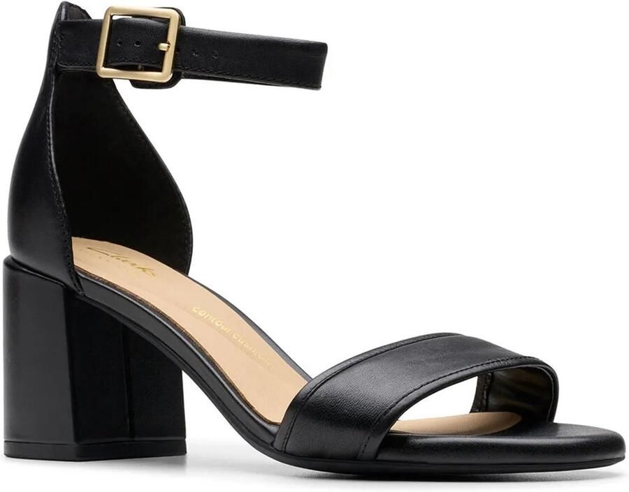 Clarks Shoes Ezoria Mae Sandalen Zwart Vrouw