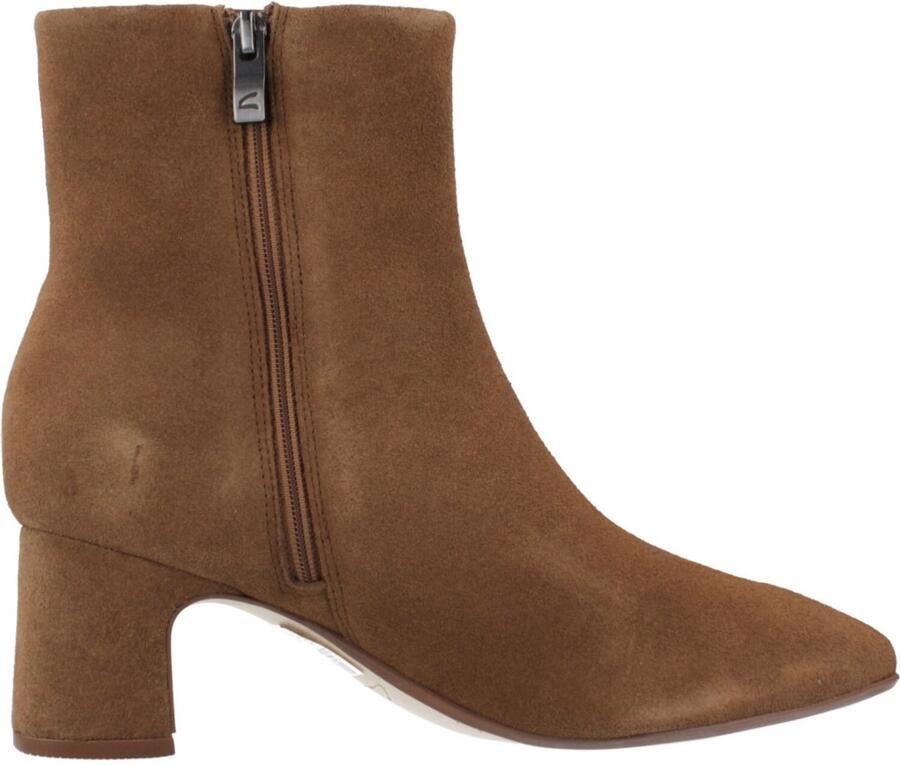 Clarks Shoes Fernie Booties Met Hak Bruin Vrouw