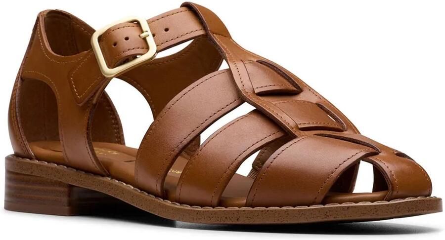 Clarks Shoes Hana Sun Sandalen Bruin Vrouw