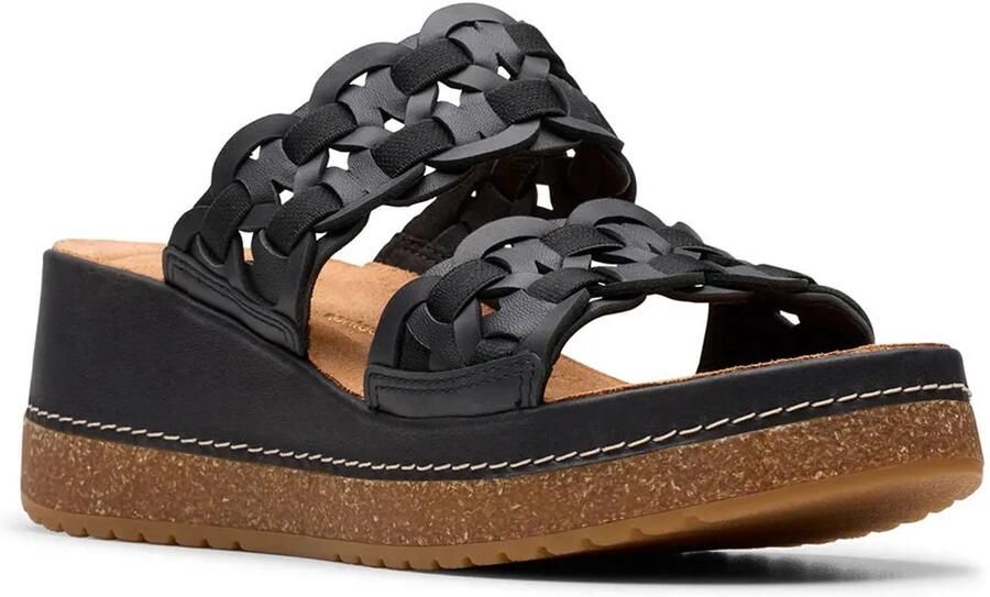 Clarks Shoes Kassanda Mule Sandalen Zwart 1 2 Vrouw