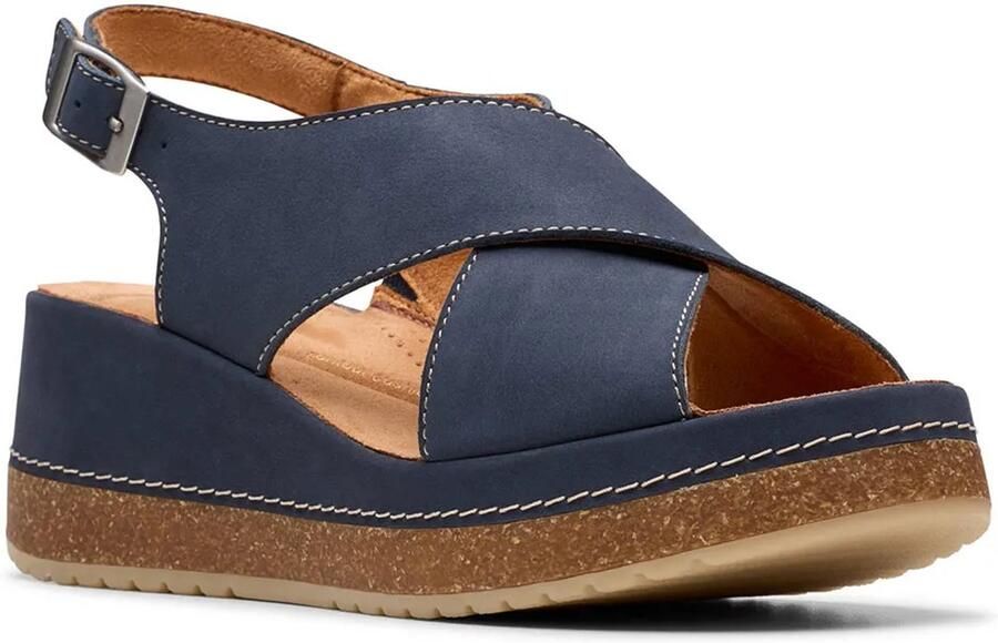 Clarks Shoes Kassanda Step Sandalen Blauw Vrouw - Foto 2