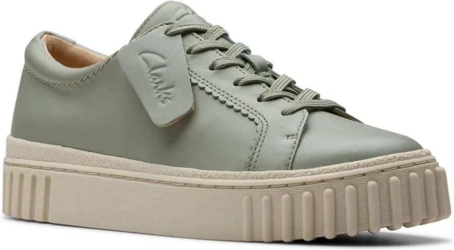 Clarks Veterschoenen Mayhill Walk sneaker plateausneaker met modieuze loopzool