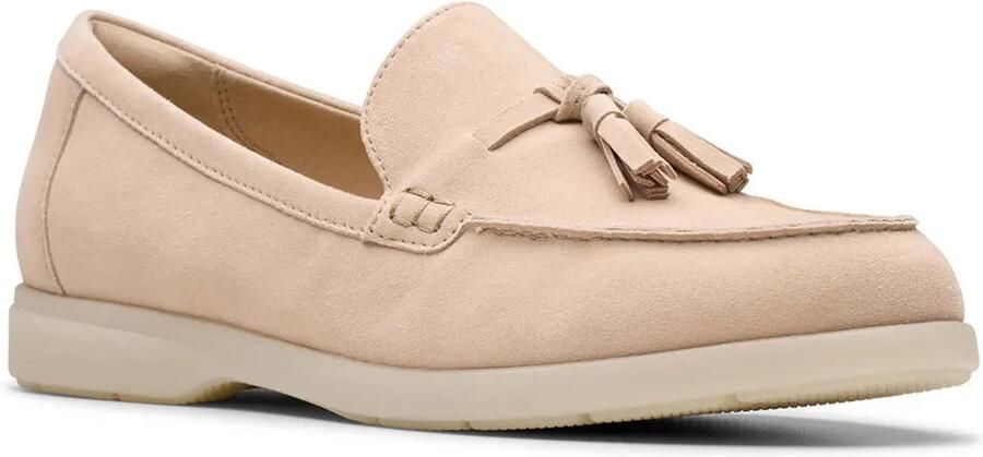 Clarks Shoes Narini Edge Loafers Beige Vrouw