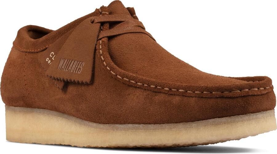 Clarks Originals Wallabee Bruin Suède Crepe Zool Brown Heren - Foto 10