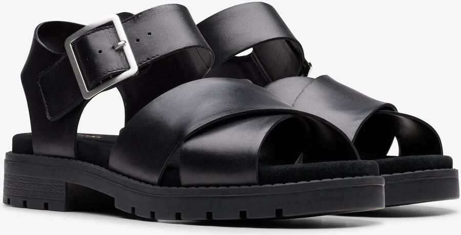 Clarks Shoes Orinoco Cross Sandalen Zwart Vrouw