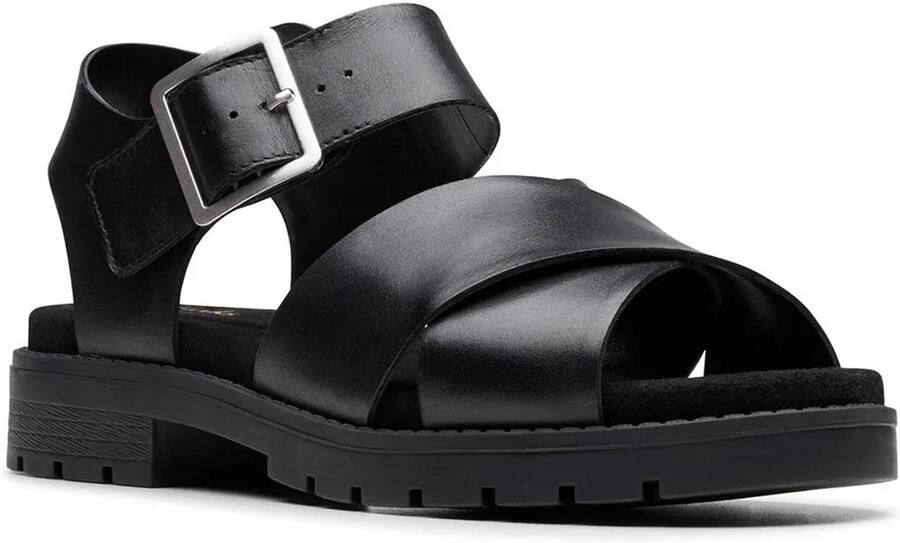 Clarks Shoes Orinoco Cross Sandalen Zwart Vrouw