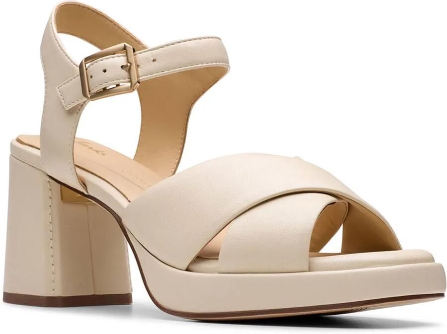 Clarks Shoes Ritzy75 Rae Sandalen Beige 1 2 Vrouw