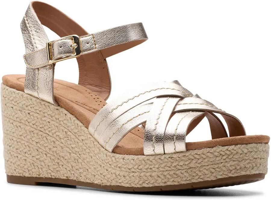 Clarks Shoes Sabina Strap Sandalen Beige 1 2 Vrouw