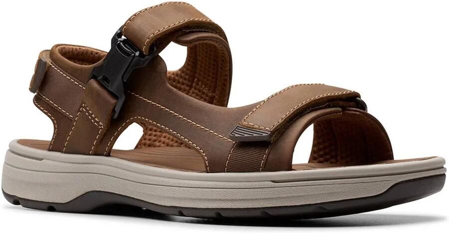 Clarks Shoes Saltway Edge Sandalen Bruin Man