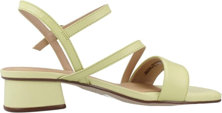 Clarks Shoes Serina35 Strap Hakken Sandalen Geel Vrouw