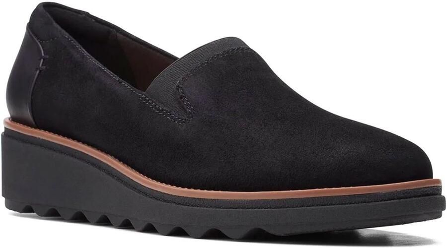 Clarks Shoes Sharon Dolly Narrow Loafers Zwart Vrouw