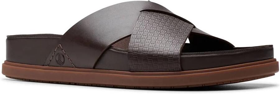 Clarks Shoes Torford Cross Sandalen Bruin Man
