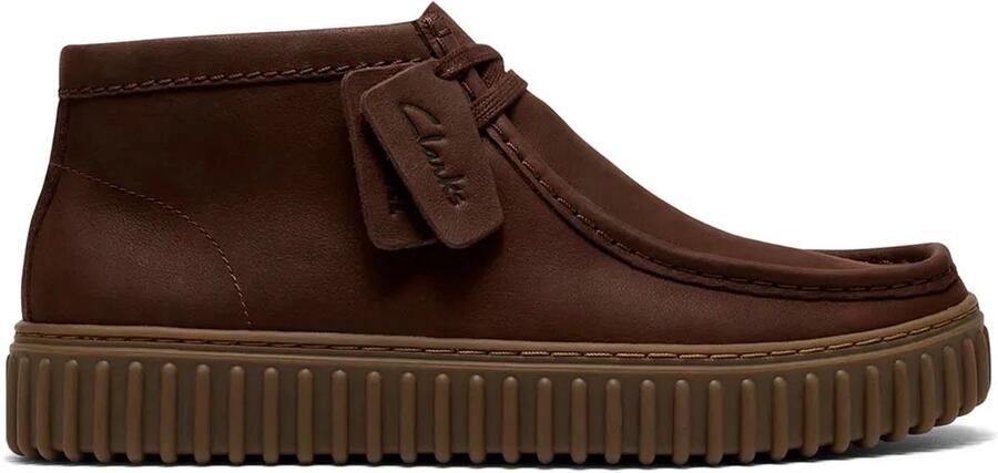 Clarks Shoes Torhill Hi Booties Bruin Man