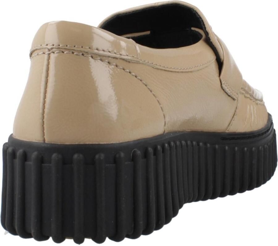 Clarks Shoes Torhill Mocc Loafers Beige Vrouw