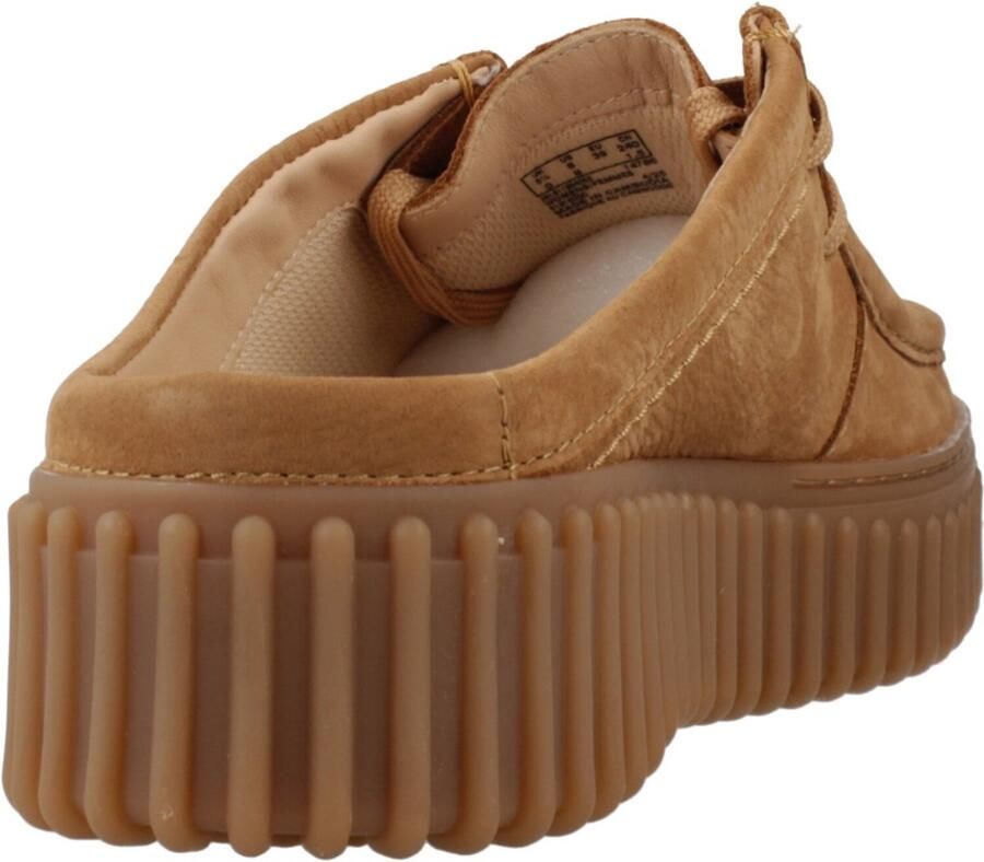 Clarks Clogs Torhill Mule Plateausandaal muiltjes met plateauzool en siernaad