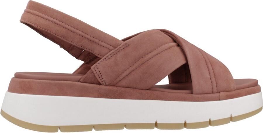 Clarks Sandalen Tuscan Cross sandalette flats zomerschoen met plateausool