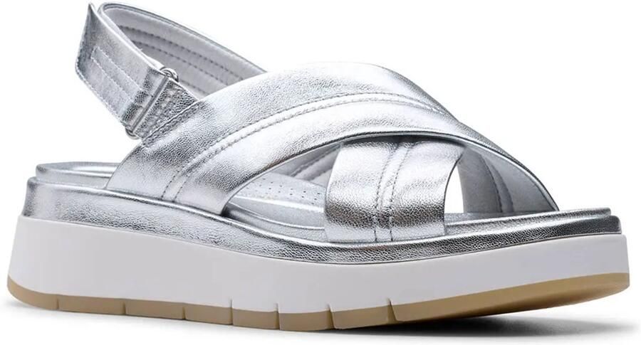 Clarks Shoes Tuscan Sandalen Zilver 1 2 Vrouw