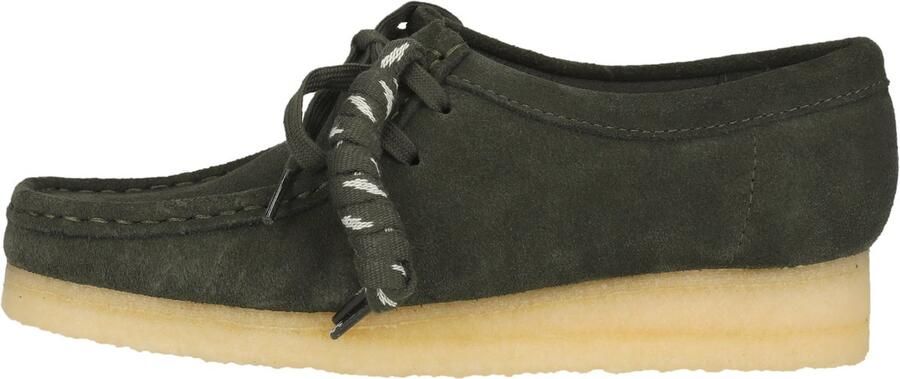 Clarks Shoes CLARKS Schnürschuhe Wallabee Forest Green Sde