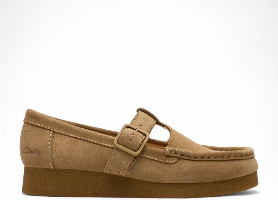 Clarks Shoes Wallabee Evo Bar Loafers Bruin Vrouw
