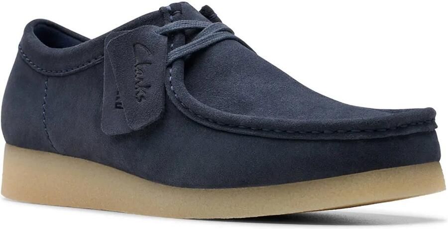 Clarks Shoes Wallabee Evo Bootschoenen Blauw Man