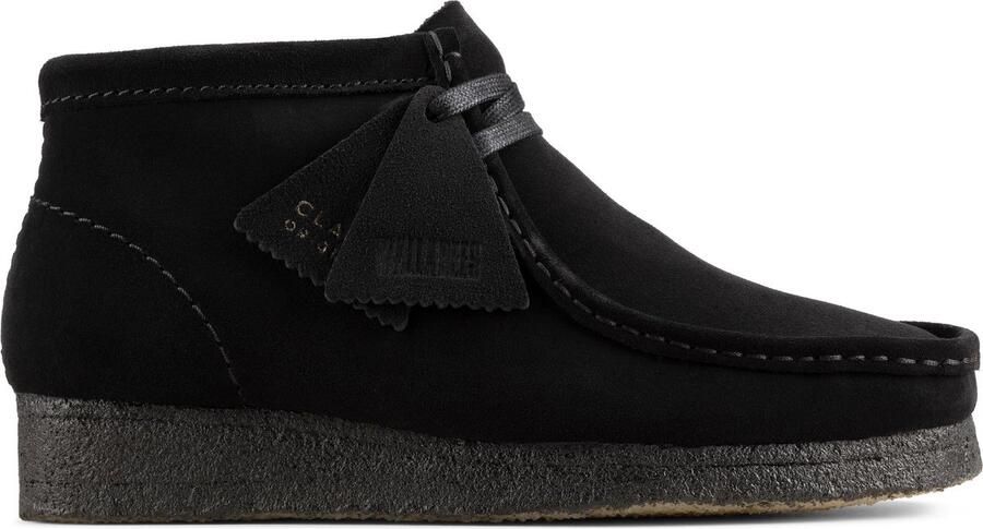 Clarks Originals Wallabee Boot Womens Black Sde Laarzen 26155521 - Foto 6