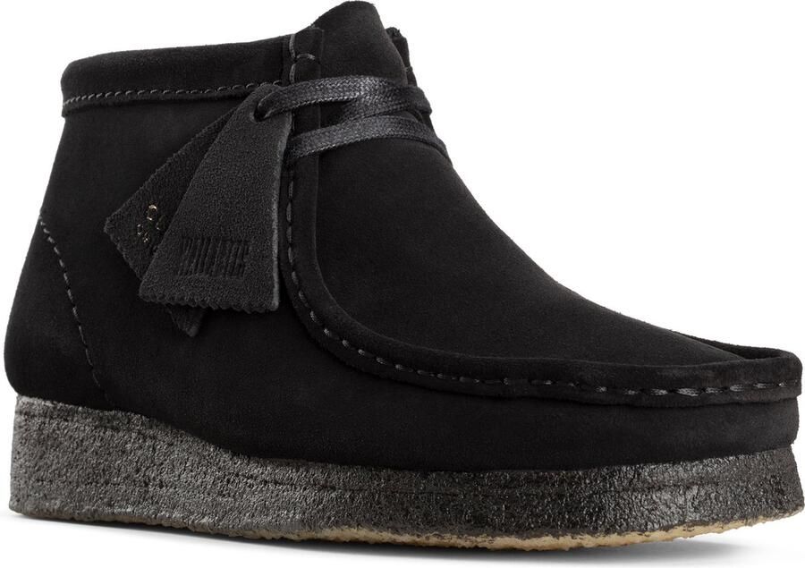 Clarks Originals Wallabee Boot Womens Black Sde Laarzen 26155521