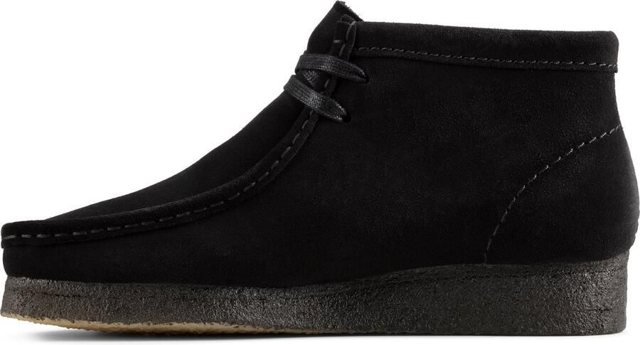Clarks Originals Wallabee Boot Womens Black Sde Laarzen 26155521 - Foto 3