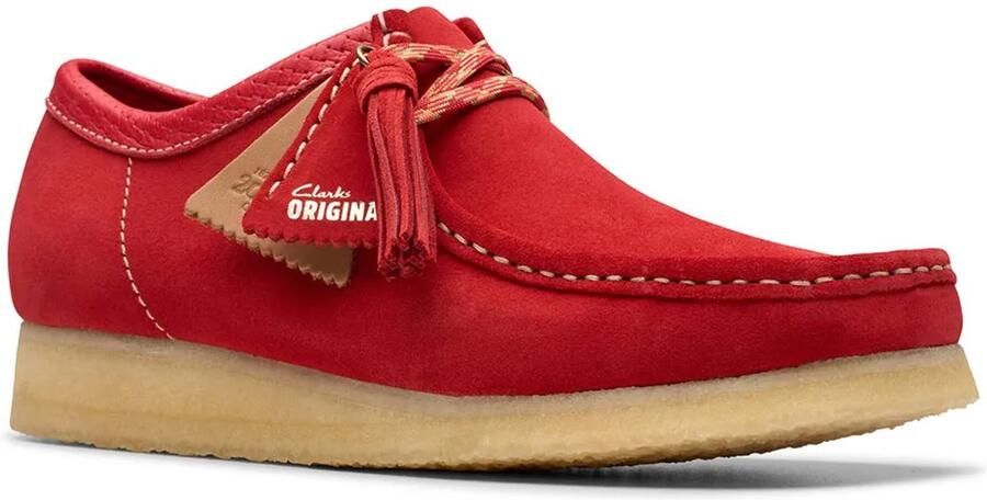 Clarks Shoes Wallabee Schoenen Rood Man