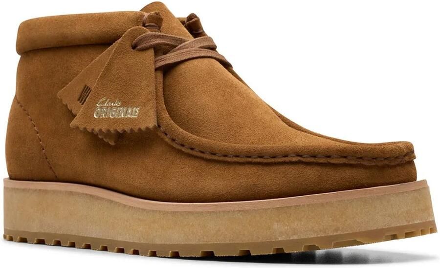 Clarks Shoes Wallabee Scout Bootschoenen Bruin Vrouw