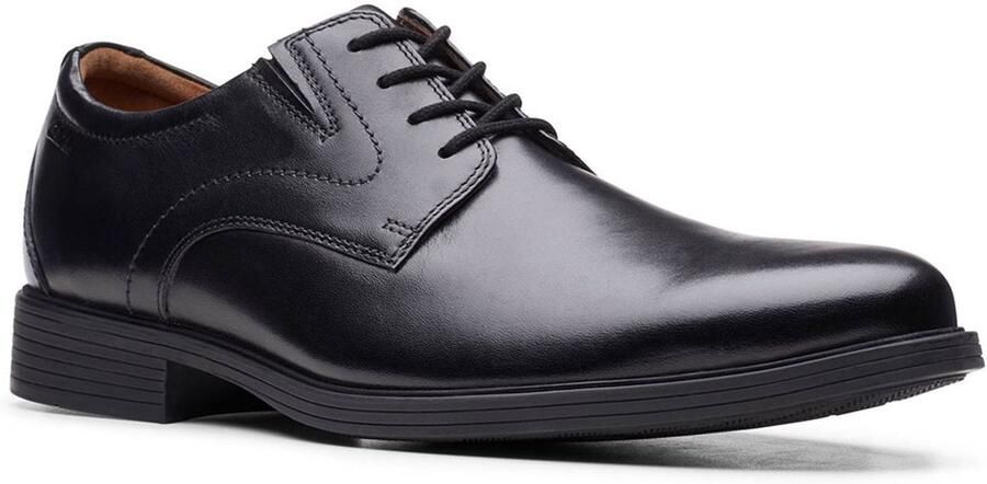 Clarks Shoes Whiddon Plain Schoenen Zwart Man