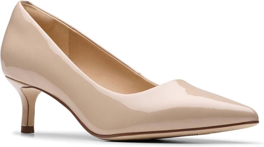 Clarks Shoes Zarey Court Hakken Beige 1 2 Vrouw