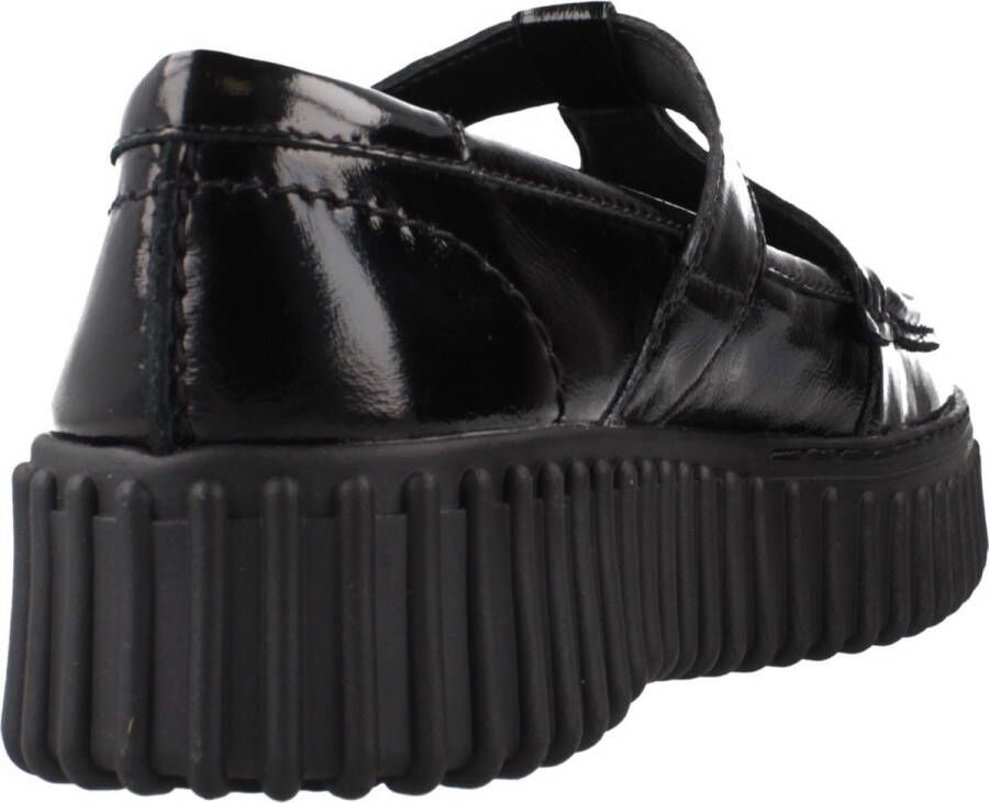Clarks Stijlvolle Flats voor dagelijks gebruik Black Dames