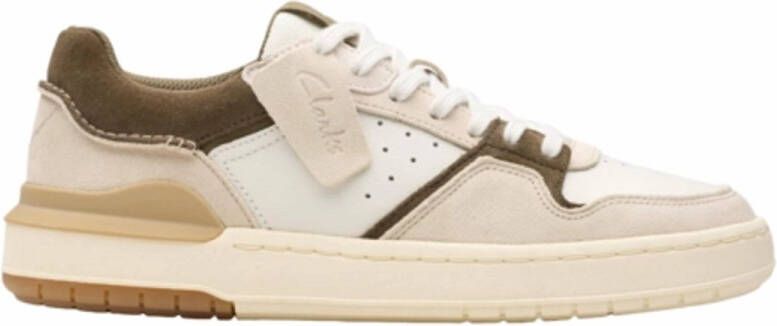 Clarks Shoes Courtlite2 Lo Schoenen Wit Man