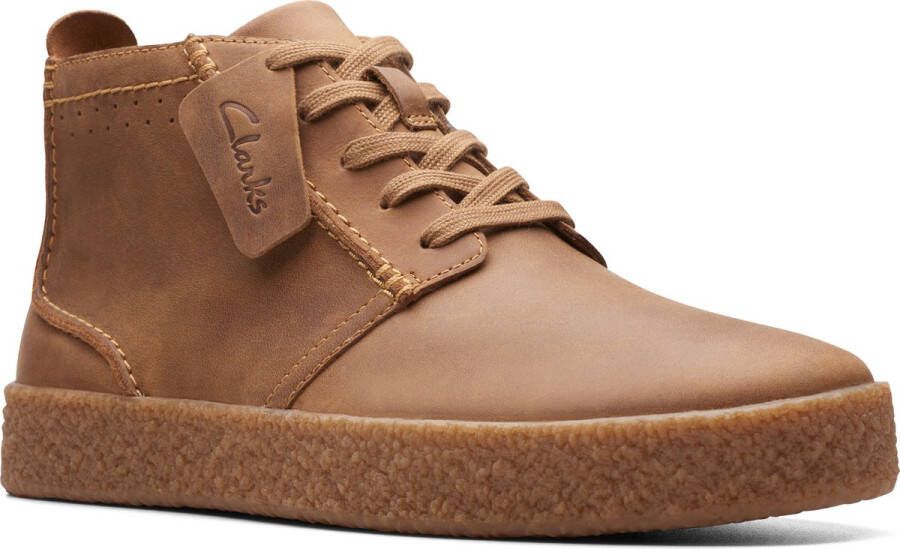 Clarks Shoes Clarks Heren Streethill Mid G 4 dark tan lea