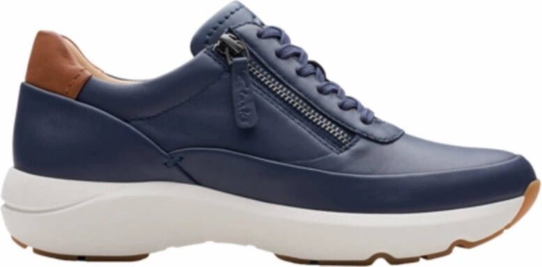 Clarks Shoes Tivoli Zip Schoenen Blauw Vrouw