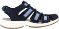 Clarks Solan Sail Combi Flat Sandalen - Blauw