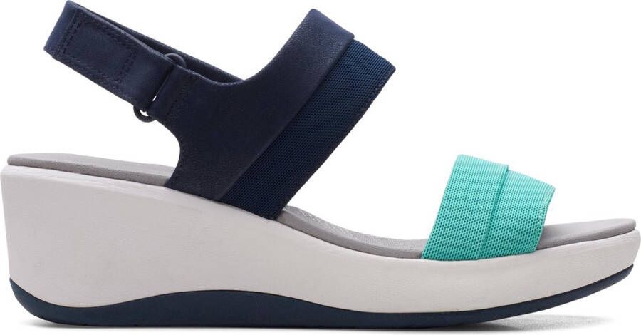 Clarks Step Cali Muir Navy Combi Vrouwen
