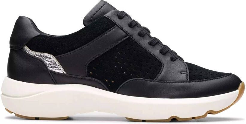 Clarks Tivoli Walk dames sneaker zwart