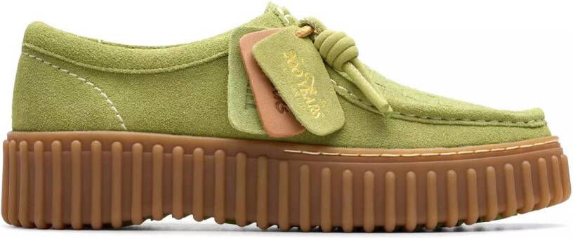 Clarks Torhill Bee dames veterschoen groen