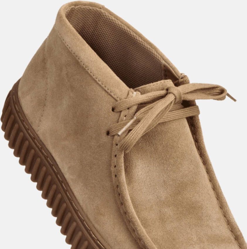 Clarks Torhill Hi Heren Veterschoenen Suede Bruin