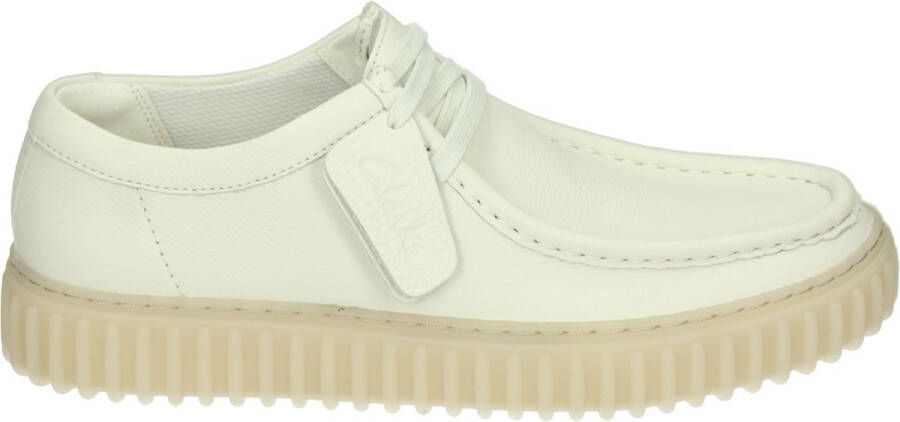 Clarks TORHILL LO Vrije tijdsschoenenHeren veterschoenHeren sneakersCasual Wit beige