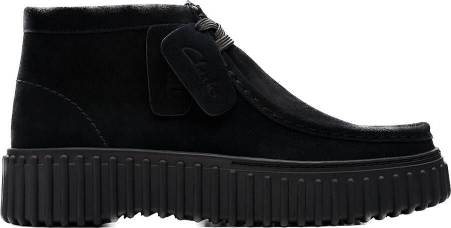 CLARKS ORIGINALS Zwarte Clarks Veterschoenen Torhill Moss Dames - Foto 4