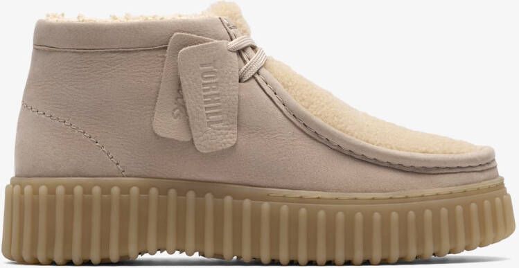 Clarks Winterlaarzen Torhill Moss Desert boots winterboots met markante loopzool