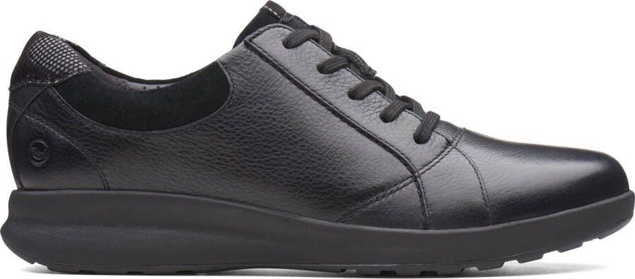 Clarks Un Adorn Lace Dames Veterschoenen Black Combi