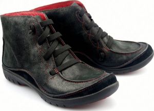 Clarks Stijlvolle leren veterschoenen Zwart Dames