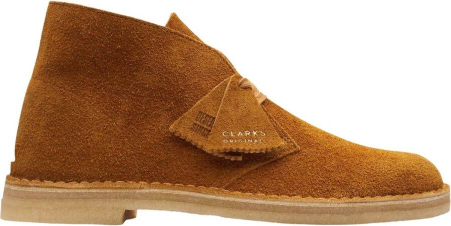 Clarks Veterboot Desert Boot Brown Orange Suède