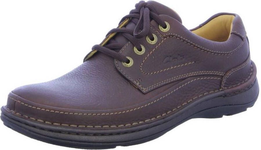Clarks Veterschoenen NATURE THREE Vrijetijdsschoen lage schoen veterschoen met uitneembare voetbed